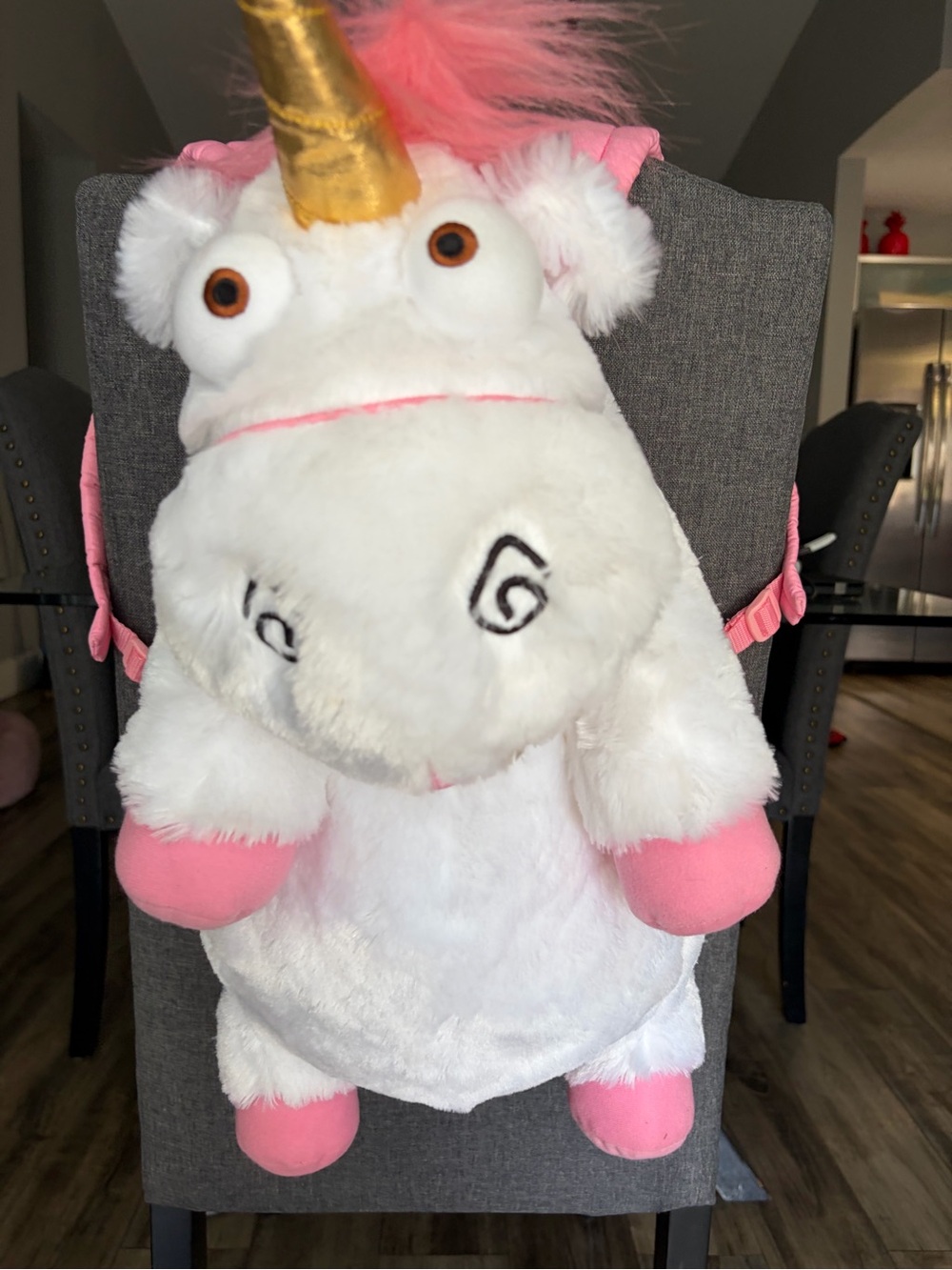 Universal Studios Despicable Me Fluffy Unicorn
Plush Backpack
